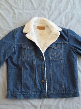 Vintage New Old Stock Wrangler Denim Jacket - Made in USA, NOS